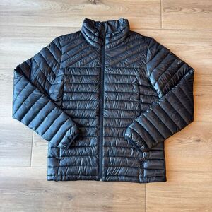 Boulder Gear Mens Black Puffer Jacket Medium 2847R Light Quilted Insulated Coat